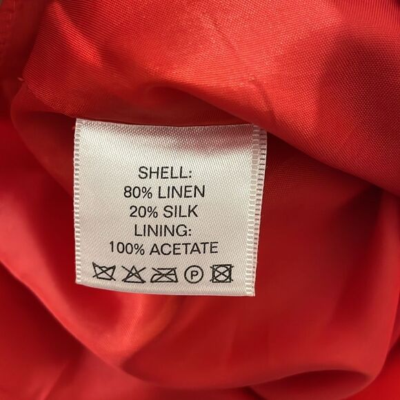 REISS Tiered Linen Silk SKIRT  size 12 - Picture 6 of 8
